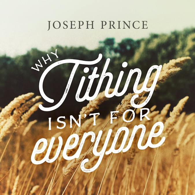 Joseph Prince And Tithing