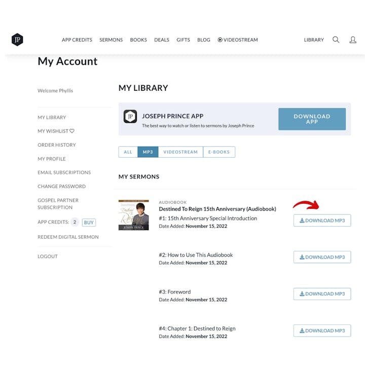 How do I redeem the e book/audiobook I purchased requested or received How do I redeem the e book/audiobook I purchased requested or received