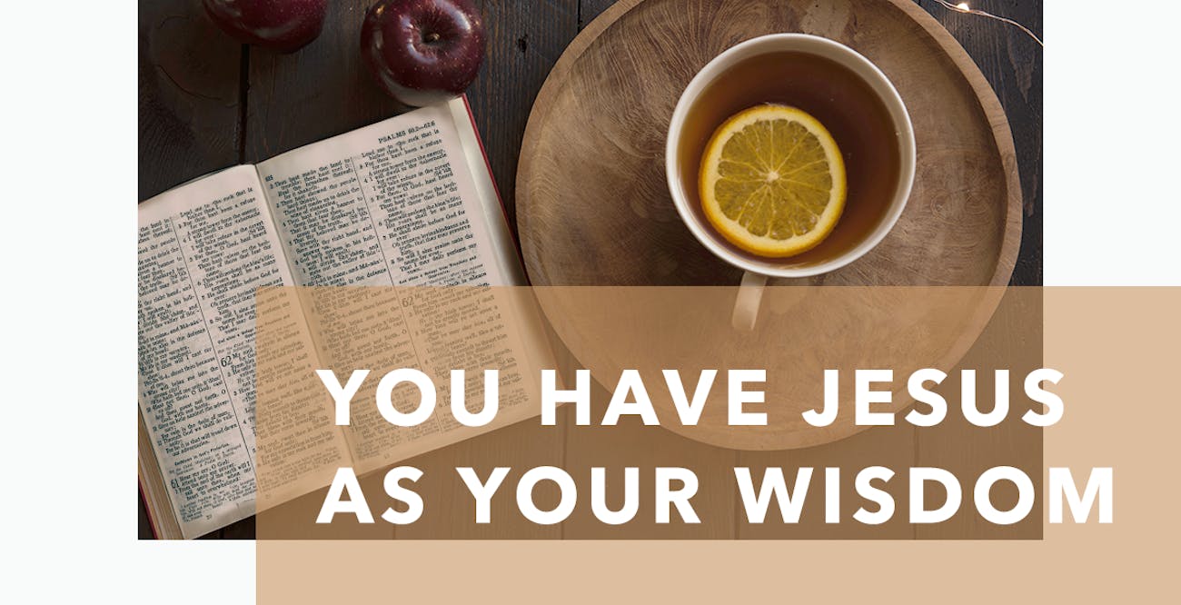 You Have Jesus As Your Wisdom