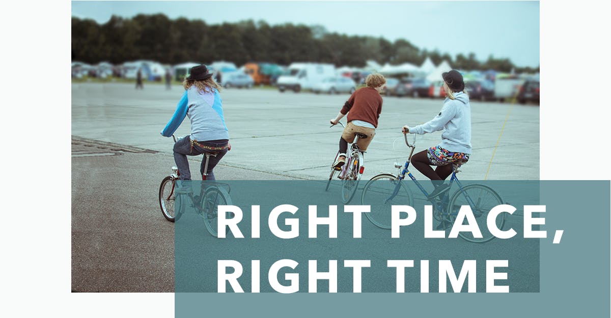 Right Place, Right Time | JosephPrince.com