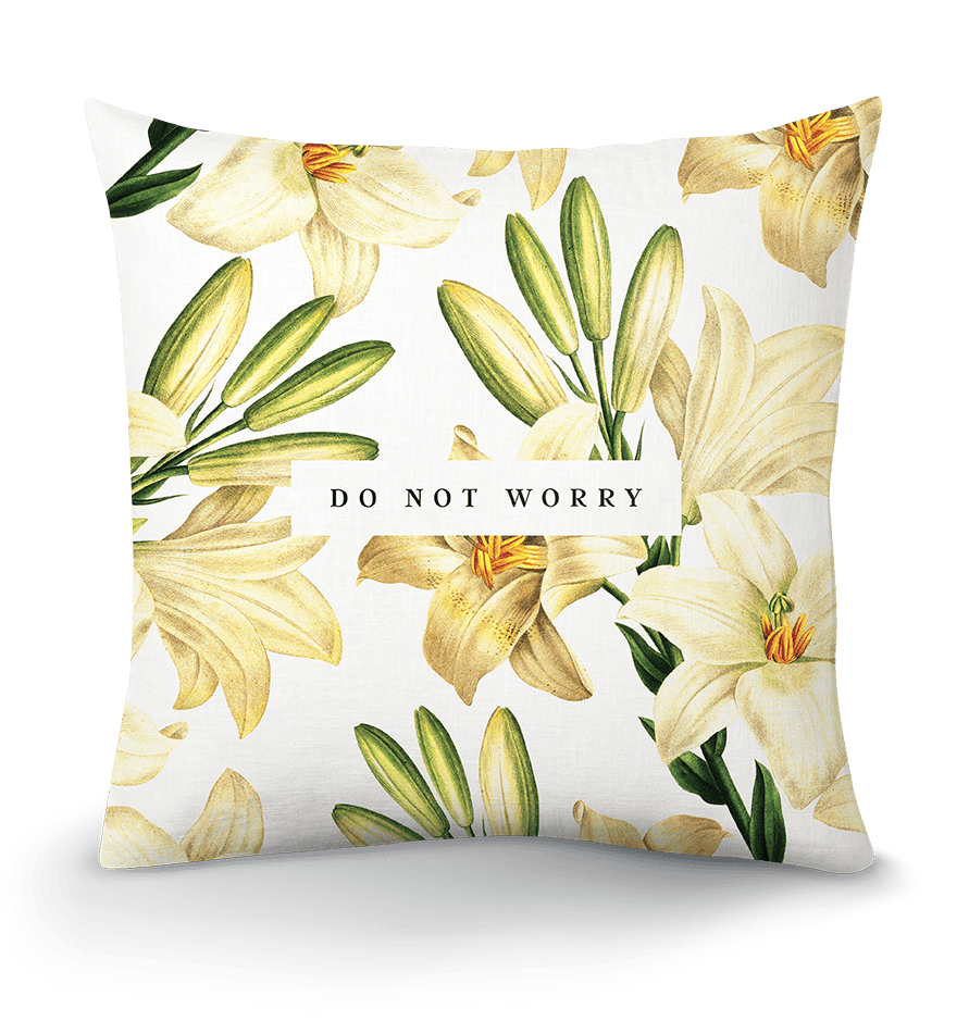 Cushion Cover - Lilies
